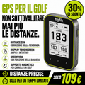 Telemetro GPS da golf con funzione Slope e pratica clip di fissaggio