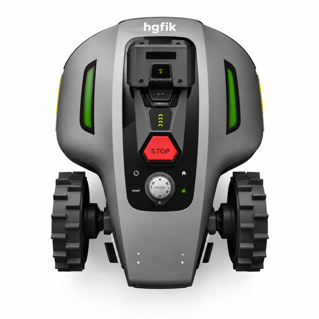 Robot rasaerba wireless intelligente con navigazione AI e ricarica automatica