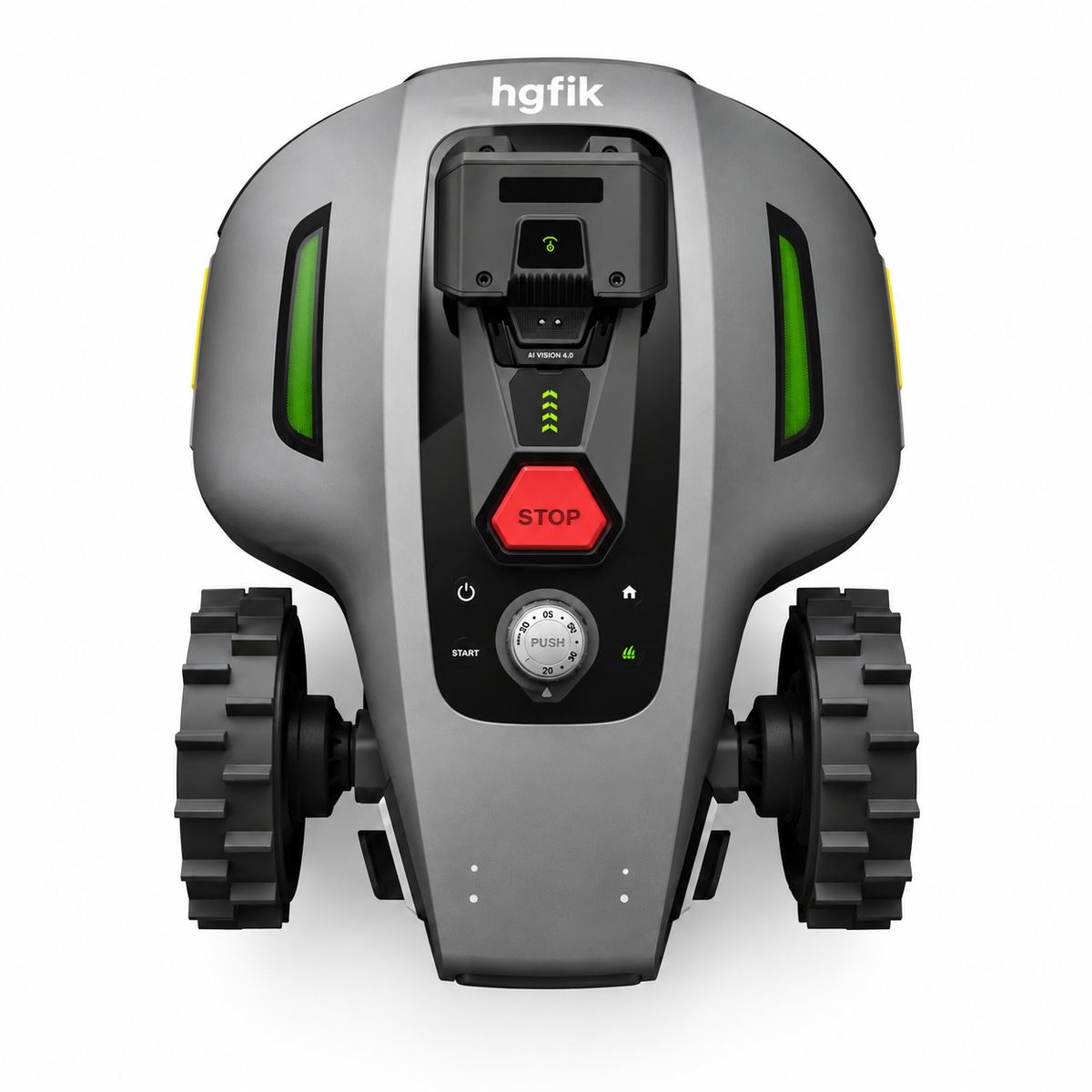 Robot rasaerba wireless intelligente con navigazione AI e ricarica automatica